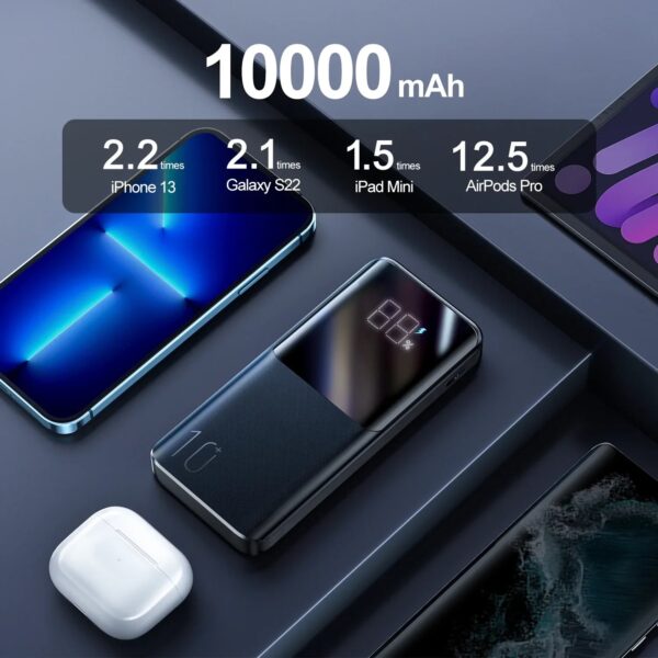 Joyroom JR-PBF15 22.5W LED Fast Charging Power Bank 10000mAh - Image 4
