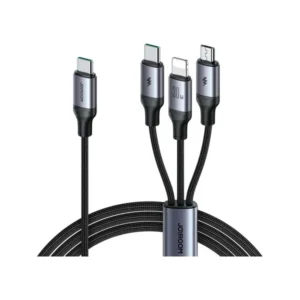 Joyroom S-A18 Multi-Use Series 3.5A 3-in-1 USB to Lightning, Type-C and Micro