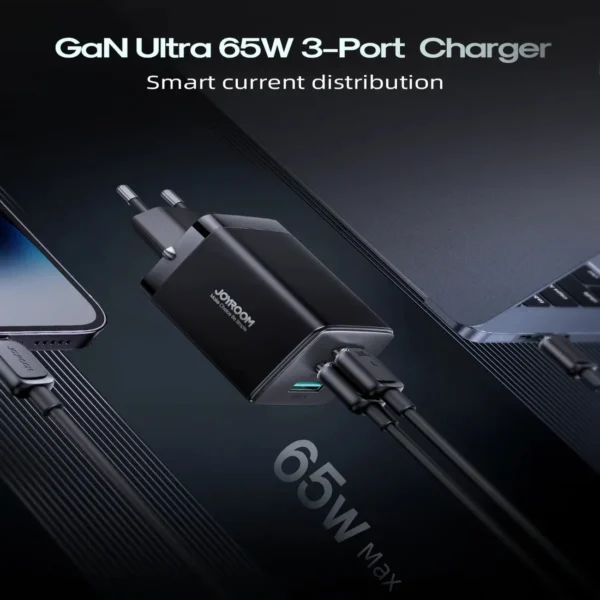 Joyroom TCG01Ultra 65W 2C1A Fast Charger - Image 4