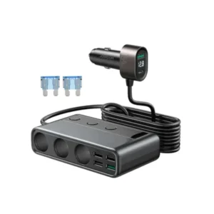 Joyroom JR-CL06 Car Charger Three Sockets