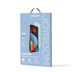 Joyroom JR-G03 Tempered Glass Screen Protector (2.5D Full Screen with Black Edge) For iPhone 14 Max 6.7 (Eye Protection)