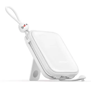 Joyroom JR-L008 22.5W Cutie Series Power Bank With Kickstand 10000mAh - White